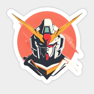 Winged Warriors: Gundam Wing, Mecha Epic, and Anime-Manga Legacy Unleashed Sticker